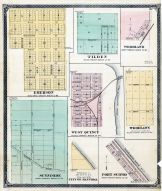 Emerson, Tilden, Woodland, Sunnyside, West Quincy, Woodlawn, Hannibal City, Port Scipio, Marion County 1875